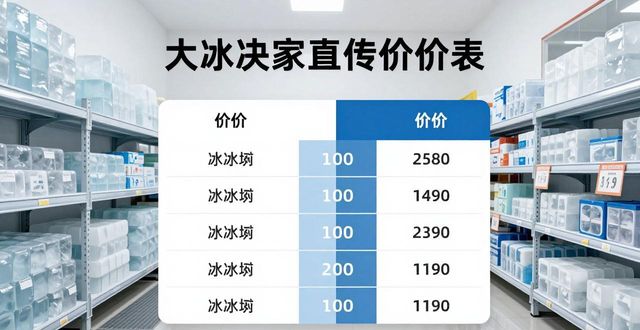 大冰块批发厂家怎么选？宝山直供渠道靠谱吗