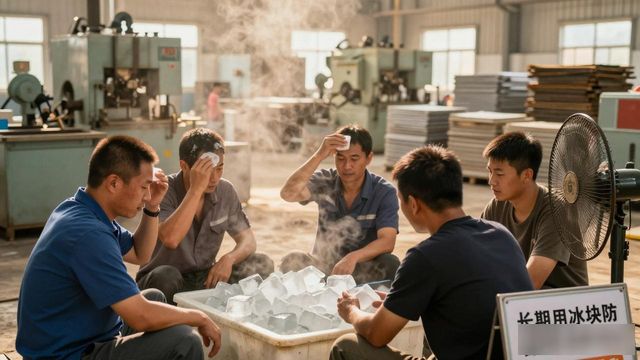 工厂高温环境降温方案_宝山车间防暑降温冰块_车间防暑降温冰块使用方法